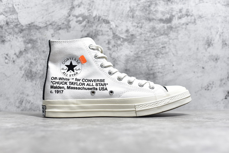 Authentic OFF-WHITE x Converse Black/White